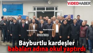 Bayburtlu kardeşler okul yaptırdı