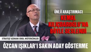 'Özcan Işıklar'ı sakın aday göstermeyin'