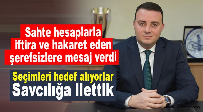 Cumhur İttifakı'nı gölgelemek isteyenlere suç duyurusu 