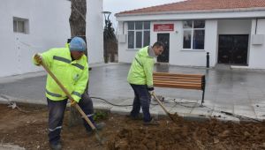 Büyükkılıçlı meydanı çiçeklendi