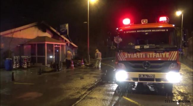 Silivri'de balık restoranı yandı 