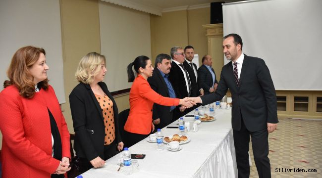 Volkan Yılmaz, meclis üyesi adaylarıyla toplantı yaptı 