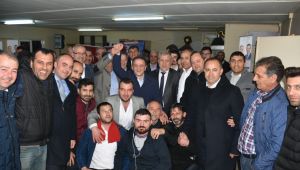 Silivri Birlik esnafından Işıklar'a coşkulu karşılama