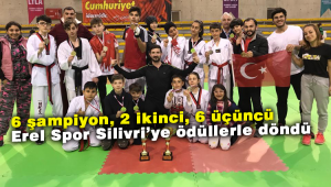 Erel Spor Silivri’ye ödüllerle döndü