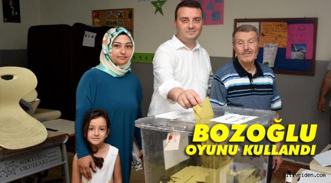 Bozoğlu, oyunu kullandı