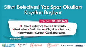 Ücretsiz yaz spor okulları kayıtları başladı