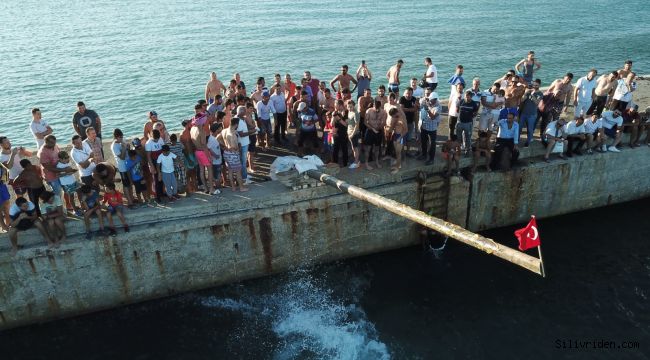 Deniz yarışlarında büyük mücadele