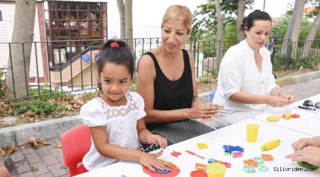 Ezgi Yılmaz, Anne ve Çocuk Atölye Çalışmasına katıldı