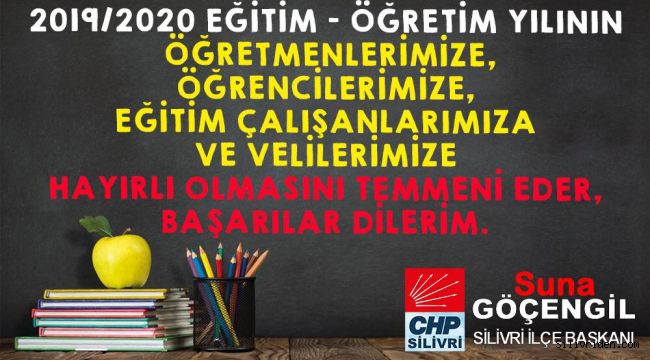 Göçengil eğitimcilere ve öğrencilere başarılar diledi