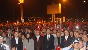 Cumhuriyet Yürüyüşüne binlerce Silivrili katıldı