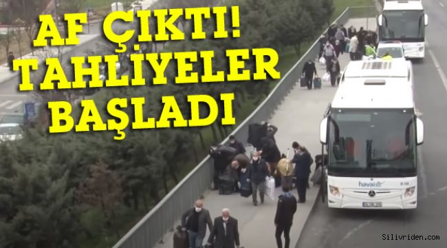 Cezaevlerinden tahliyeler başladı