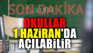 Milli Eğitim Bakanı Ziya Selçuk: Okullar 1 Haziran'da açılabilir