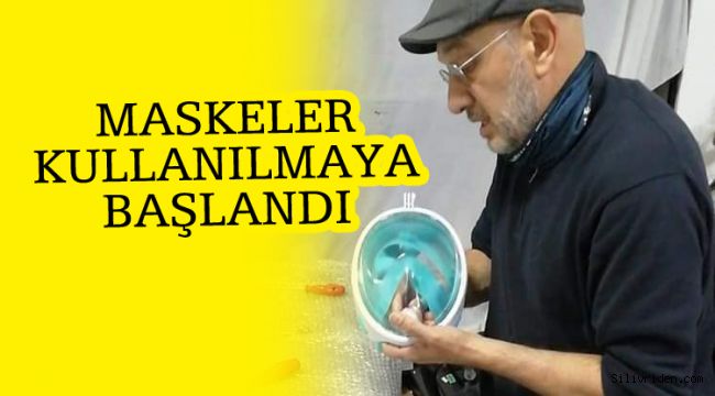 Tasarlanan maskeler kullanılmaya başlandı