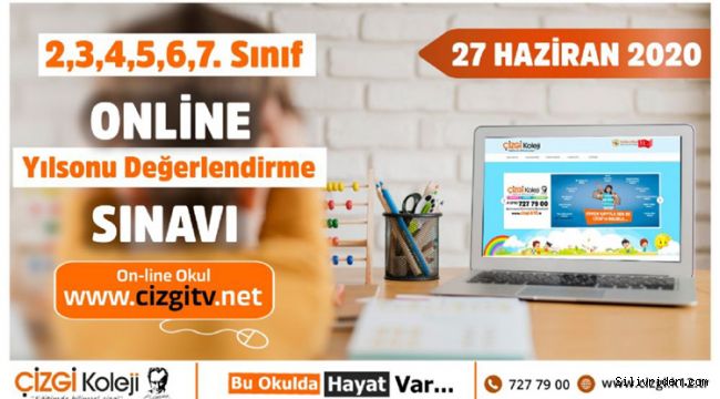 Çizgi'den yıl sonu değerlendirme sınavı