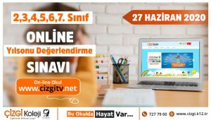 Çizgi'den yıl sonu değerlendirme sınavı