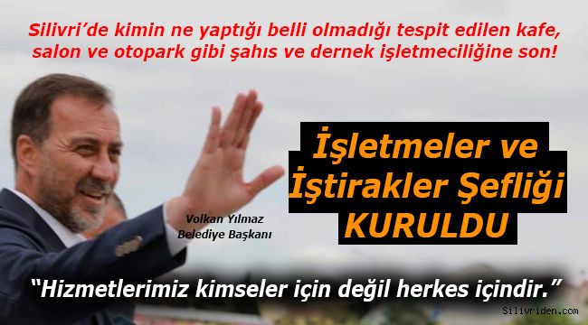 Çok önemli gelişme! İşletmeler ve iştirakler Şefliği kuruldu 