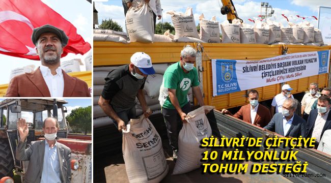 Silivri'de çiftçiler 