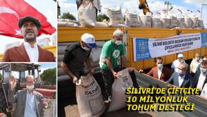 Silivri'de çiftçiler 