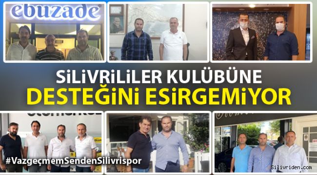 Silivrililer kulübüne desteğini esirgemiyor