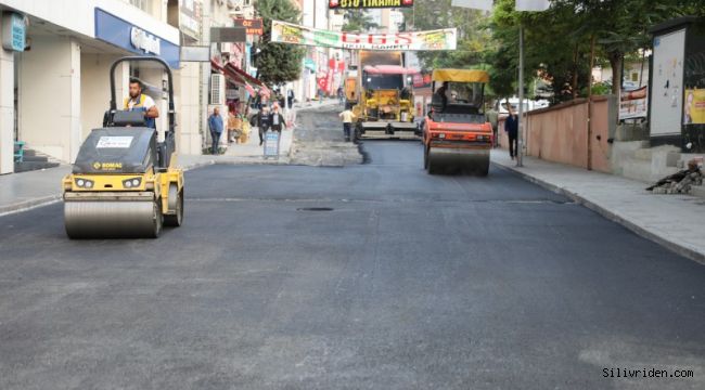 Hacı pervane caddesi baştan sona yenilendi