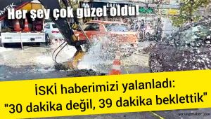 İSKİ haberimizi yalanladı: 