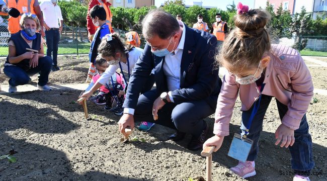  Küçük Bahçıvanlar Parkı’nda ilk fide heyecanı