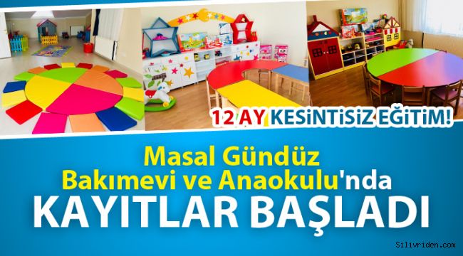 Masal Gündüz Bakımevi ve Anaokulu'nda kayıtlar başladı