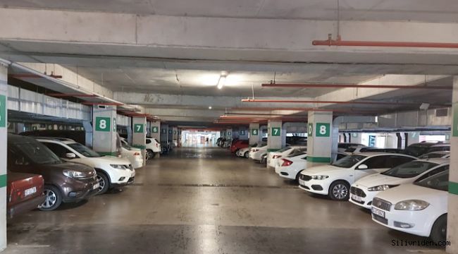 Silivri'de kapalı otoparklar doldu