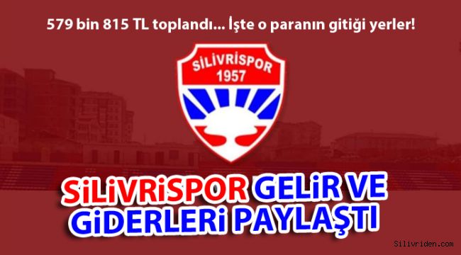 Silivrispor gelir ve giderleri paylaştı