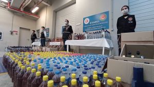 İstanbul'da bin 635 litre sahte içki yakalandı