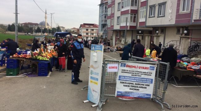 Yoğurthane mevkii halk pazarı hizmete başladı