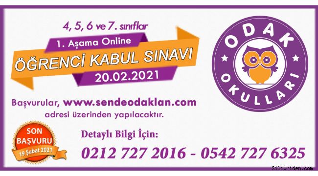 Odak Okulları Öğrenci Kabul Sınavı 20 Şubat'ta yapılacak