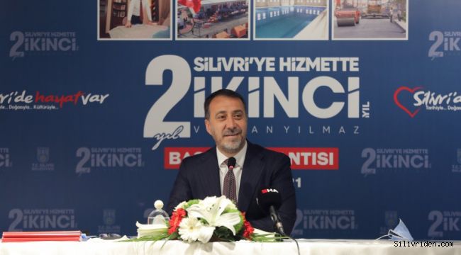 Başkan Yılmaz’dan Silivri’ye hizmette 2. Yıl toplantısı