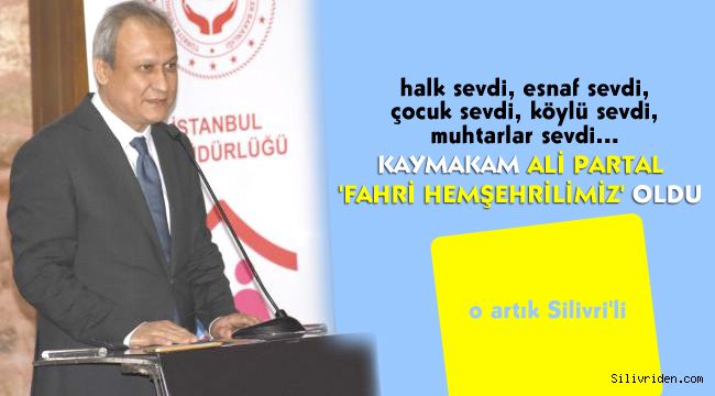 Ali Partal'a 'fahri hemşehrilik' verildi 