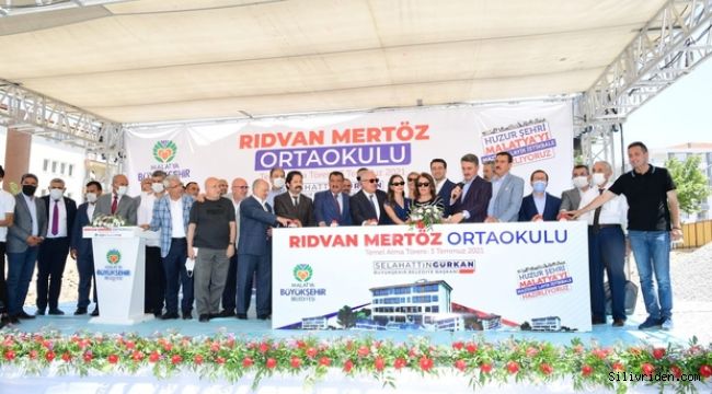 Rıdvan Mertöz Ortaokulu temeli atıldı