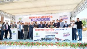 Rıdvan Mertöz Ortaokulu temeli atıldı