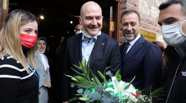 Bakan Soylu Silivri'ye geldi. Müjdeler peş peşe sıralandı