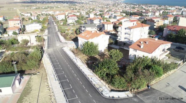 Gümüşyaka'ya 8000 ton asfalt döküldü