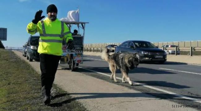 Adam Muhammed, İngiltere'den Mekke'ye yürüyor