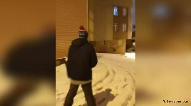 İstanbul'da ilginç görüntüler! 