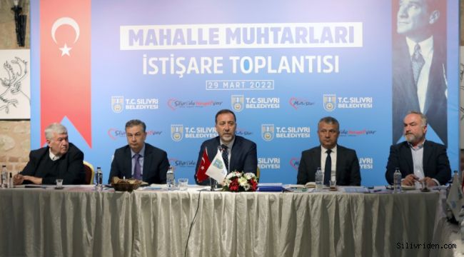 Başkan Yılmaz Mahalle Muhtarları ile toplantı düzenledi