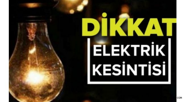 Silivri elektrik kesintisi listesi!