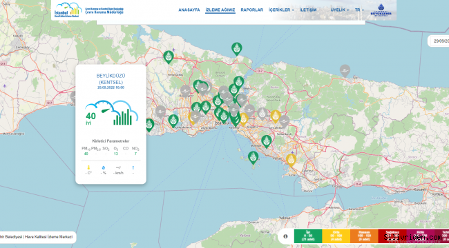 Beylikdüzü'nün hava kalitesi kontrol altında 