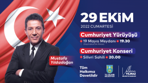 Başkan Yılmaz'dan cumhuriyet coşkusuna davet 