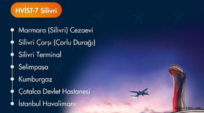 İstanbul Havalimanı’na Silivri’den seferler başladı