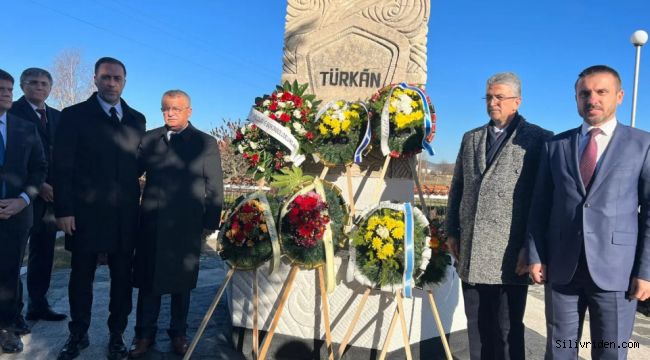 Başkan Yılmaz Bulgaristan'da şehitleri anma törenine katıldı 