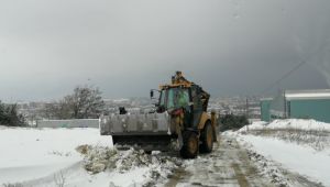 Silivri Belediyesi'nden yoğun kar mesaisi