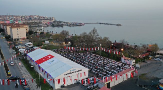 Silivri Belediyesinden 1.500 kişiye her gün iftar yemeği 