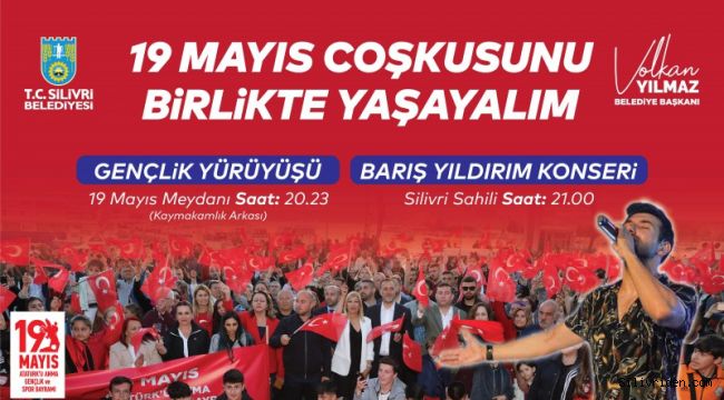 19 Mayıs gençlik yürüyüşü ve konser programına davetlisiniz 