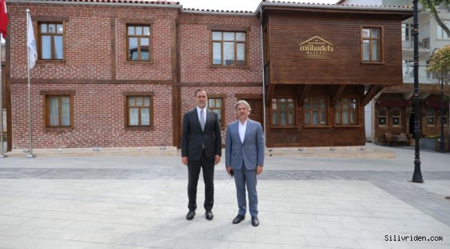 Başkan Yılmaz, kültür bakan yardımcısı Ahmet Misbah Demircan'ı ağırladı 